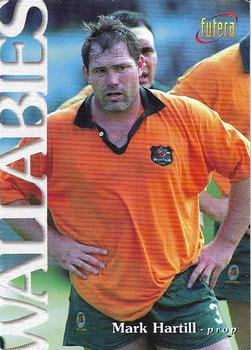 1996 Futera Rugby Union #28 Mark Hartill Front